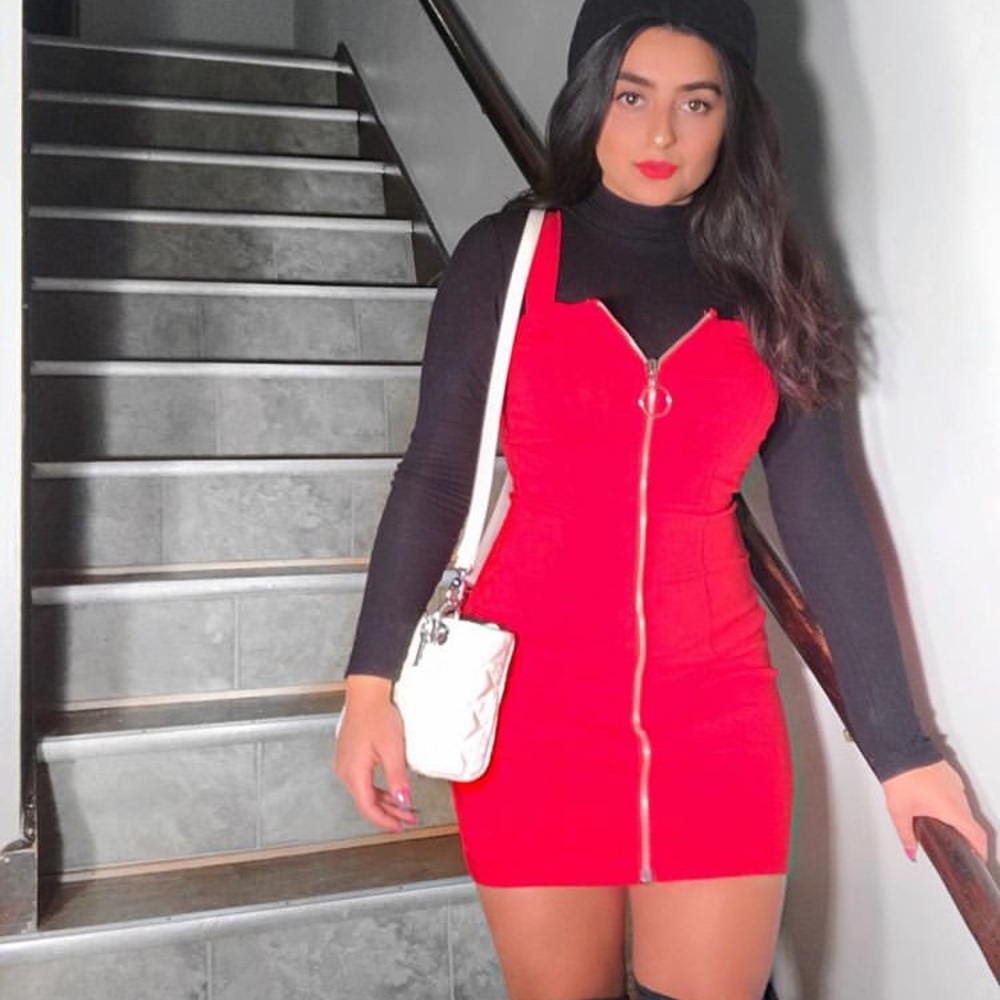 Red dress